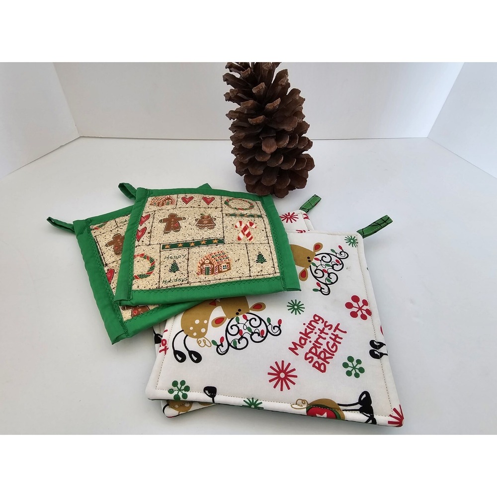 Christmas Handmade Kitchen Pot Holders